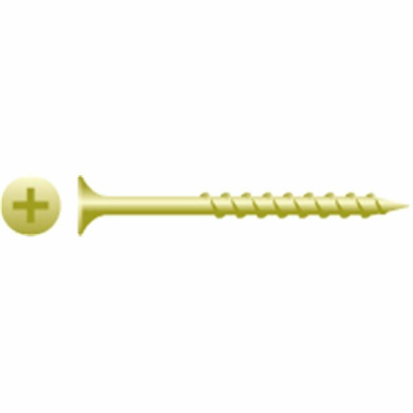 Strong-Point Wood Screw, Phillips Drive, 500 PK 1060SY